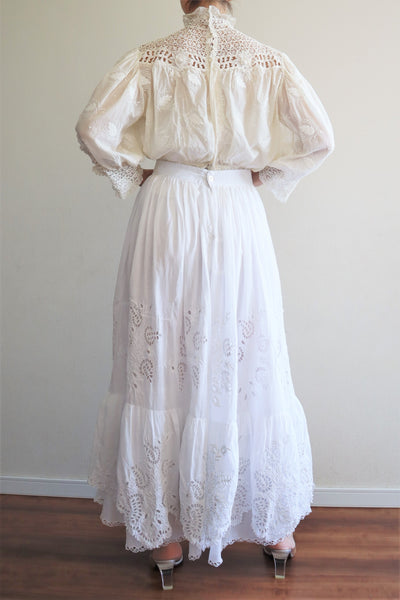 1900s Edwardian Pouter Pigeon Blouse The Opera Size 40