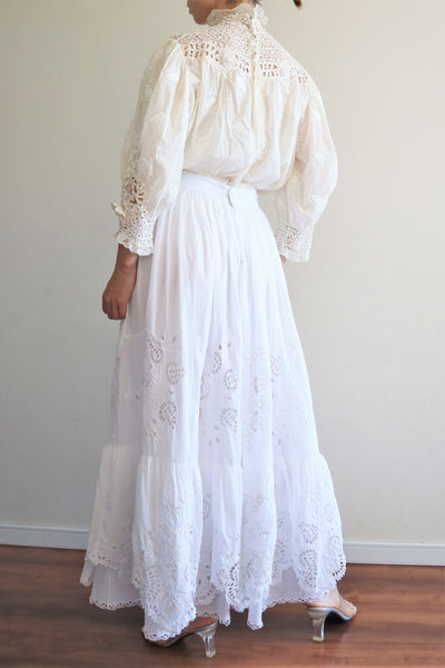 1900s Edwardian Pouter Pigeon Blouse The Opera Size 40