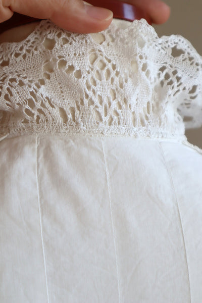 1900s Hand Embroidered Lace Special Dress