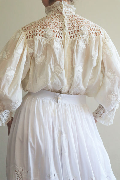 1900s Edwardian Pouter Pigeon Blouse The Opera Size 40