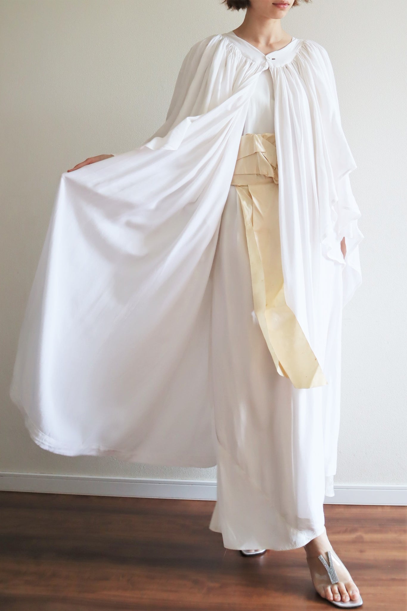 50s White Priest Clerical Vestment Dress