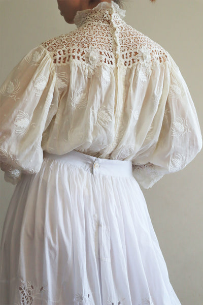 1900s Edwardian Pouter Pigeon Blouse The Opera Size 40