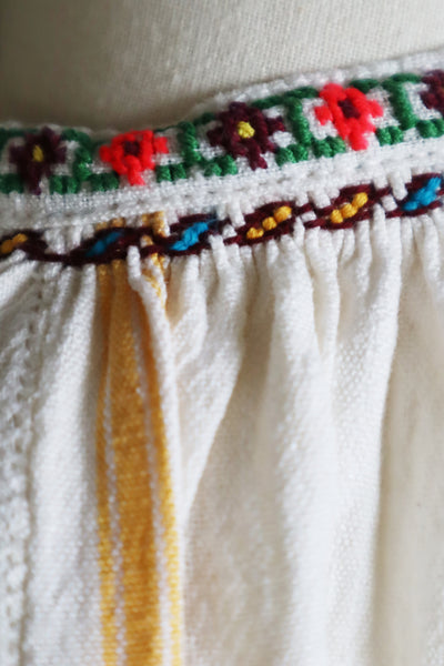 70s Gradient Hand Crochet Embroidered Dress
