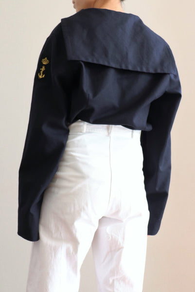 Vintage Wool Navy Sailor Shirt