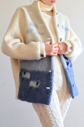 70~80s ICELANDIC Wool Knit Coat