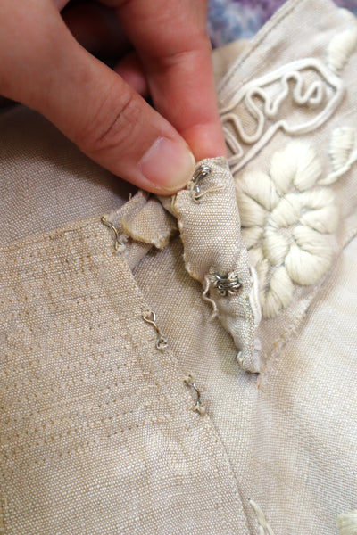 1900s Edwardian Linen Skirt