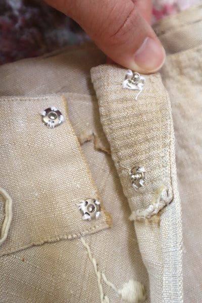 1900s Edwardian Linen Skirt