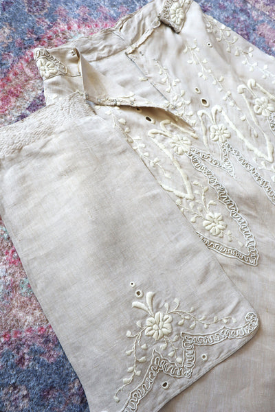 1900s Edwardian Linen Skirt