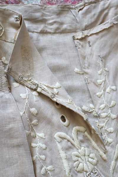 1900s Edwardian Linen Skirt