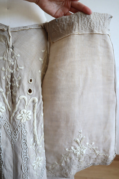 1900s Edwardian Linen Skirt