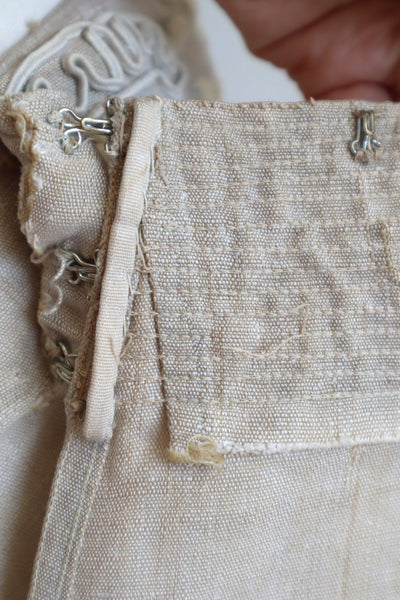 1900s Edwardian Linen Skirt