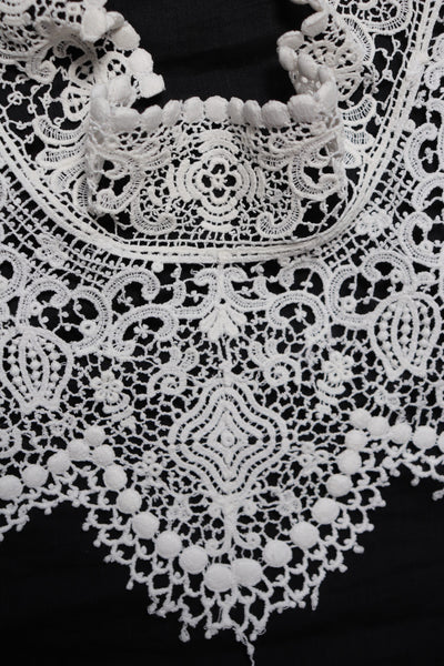 1910s Antique High Neck lace Collar