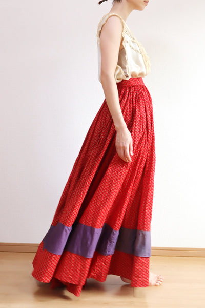 70s Calico Skirt