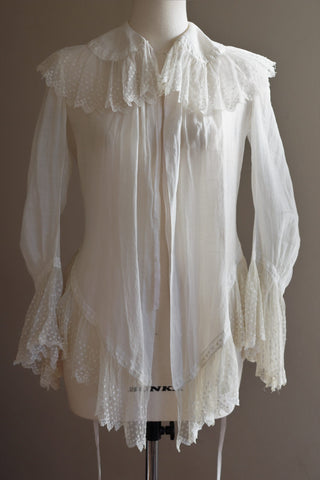 1880s Lovely Belle Epoque Era Blouse