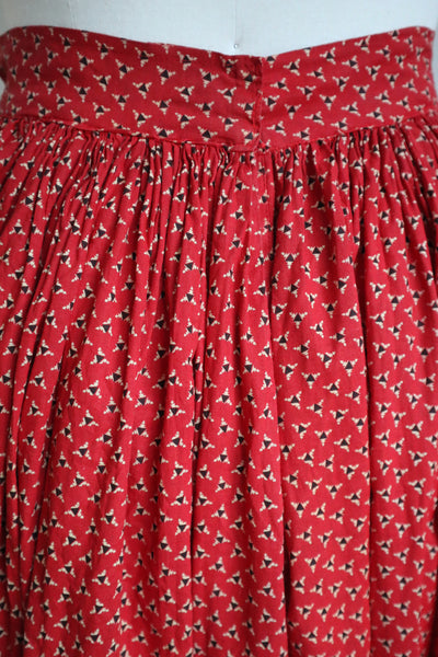 70s Calico Skirt