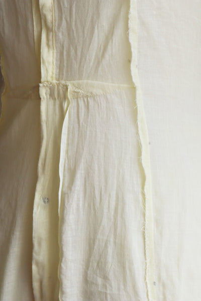 1920s Yellow Cotton Hand Made Dress