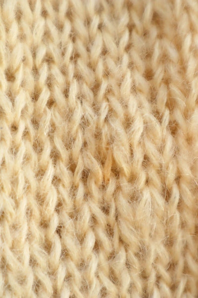 60s Flower Embroidery Hand Knit Mohair Cardigan