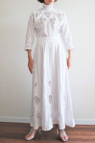 1900s Broderie Anglaise Skirt