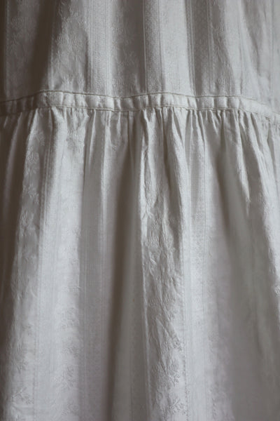 1880s Damask Petticoat Skirt