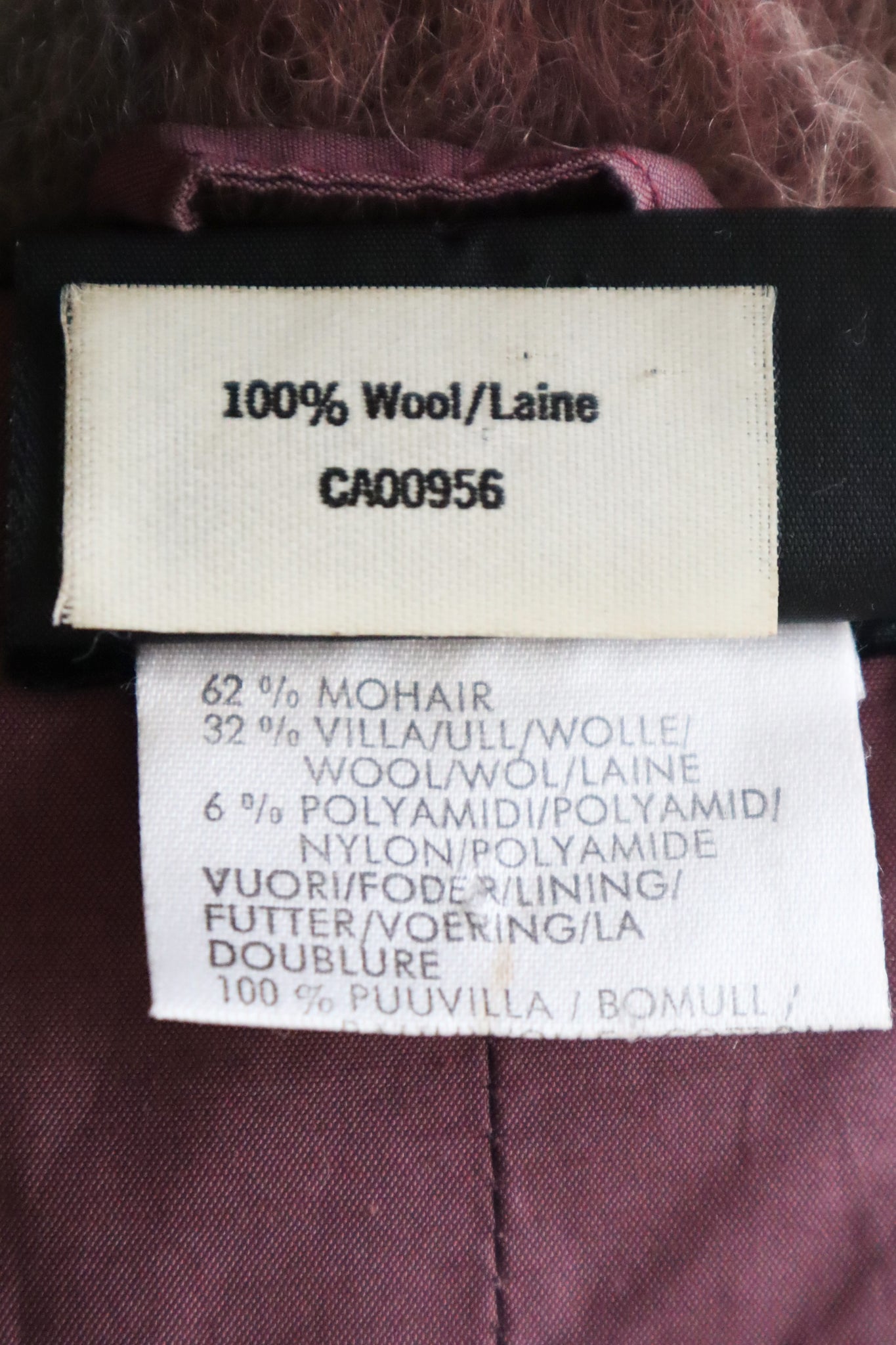 80s Finnish Mohair Coat
