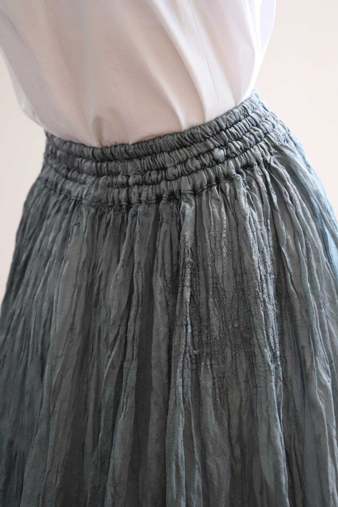 90s Viscose Gradation Skirt