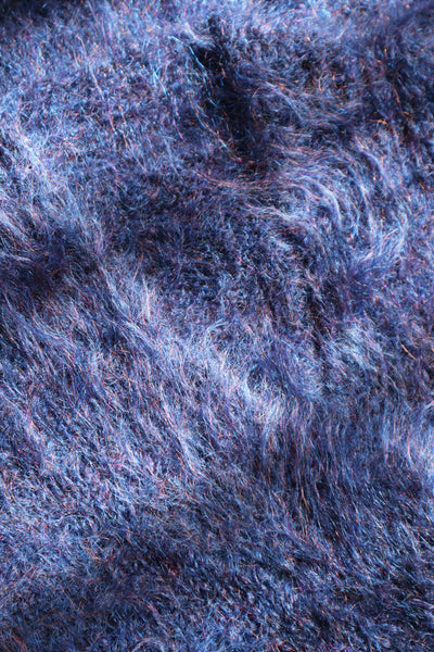 80s Blue Mohair Sweater