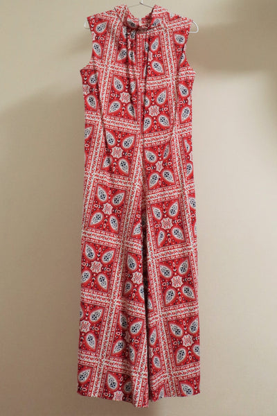 70s Cotton Jump Suit