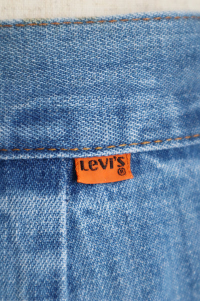 70s Levi's Orange Tab Tuck Design Denim Pants