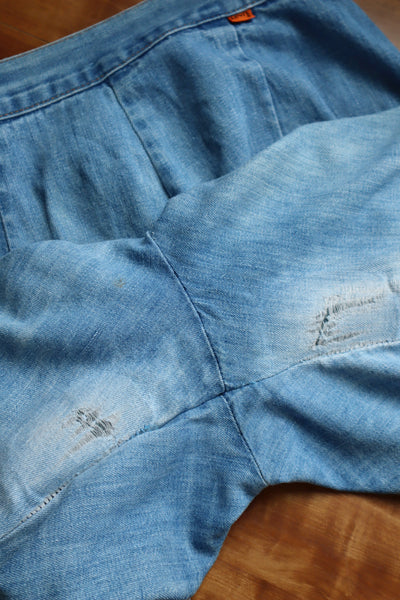 70s Levi's Orange Tab Tuck Design Denim Pants