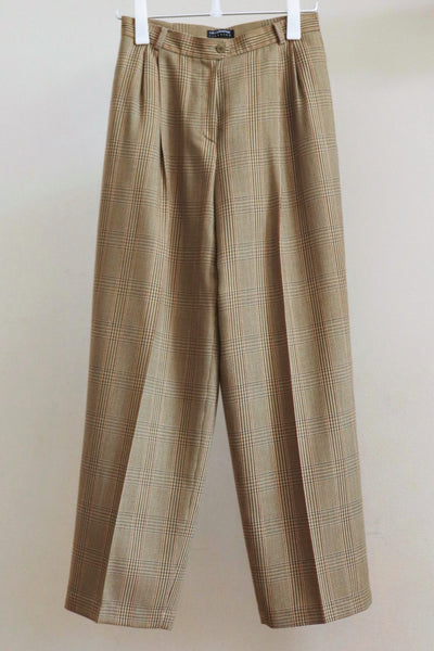 80s Liz Claiborne Glen Plaid Wool Perfect Suit