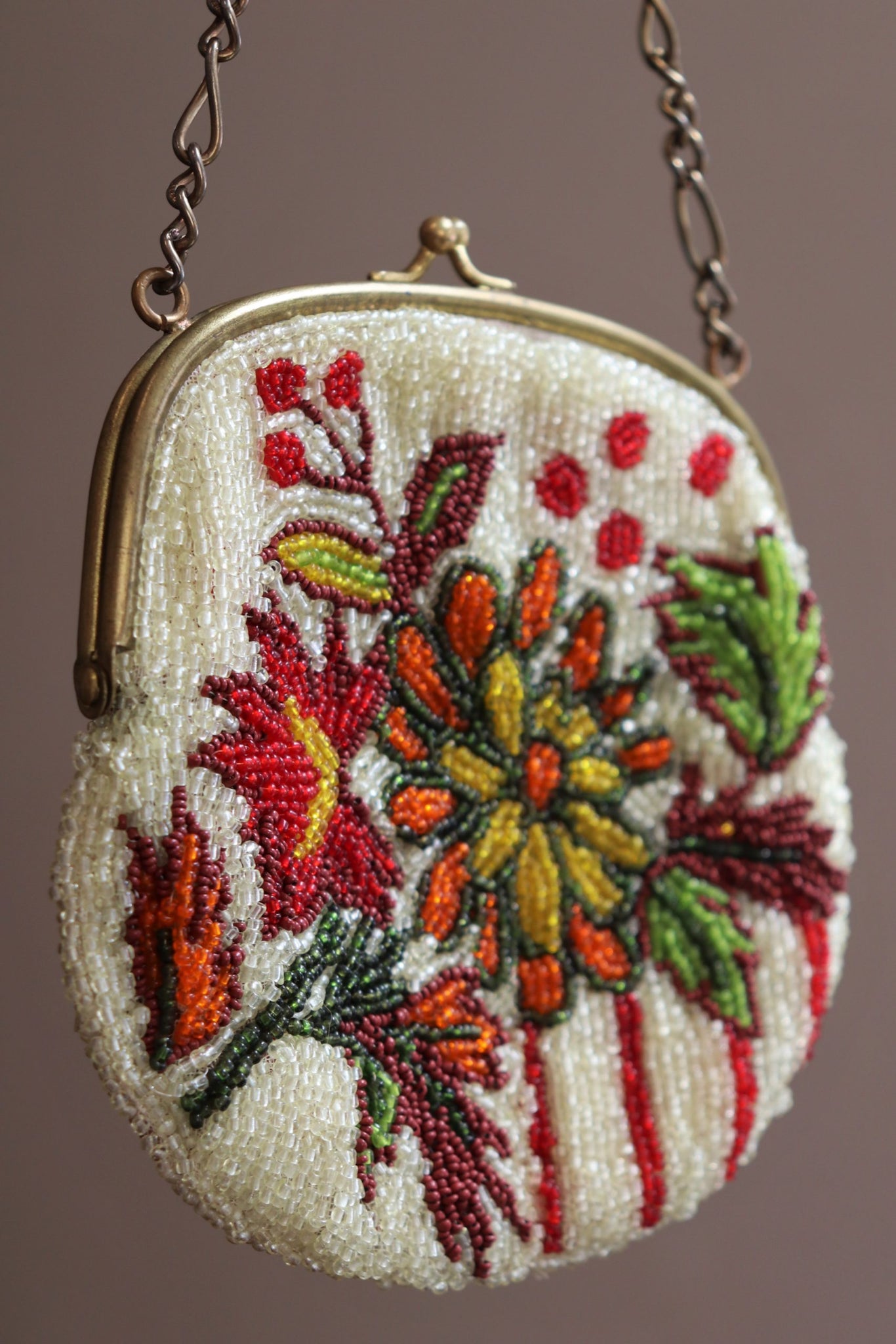 1920s Antique Beads Hand Bag
