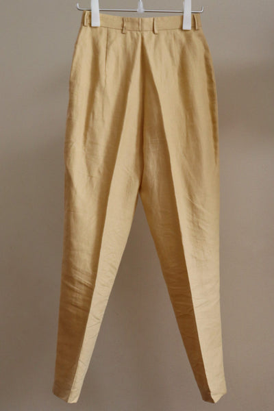 90s Linen Pants Butter Cream