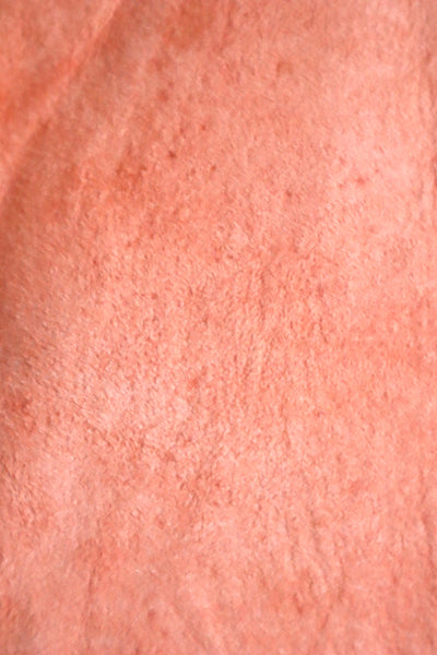 70s Salmon Pink Suede Three Piece Matching Set