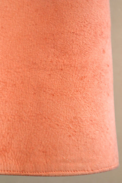70s Salmon Pink Suede Three Piece Matching Set