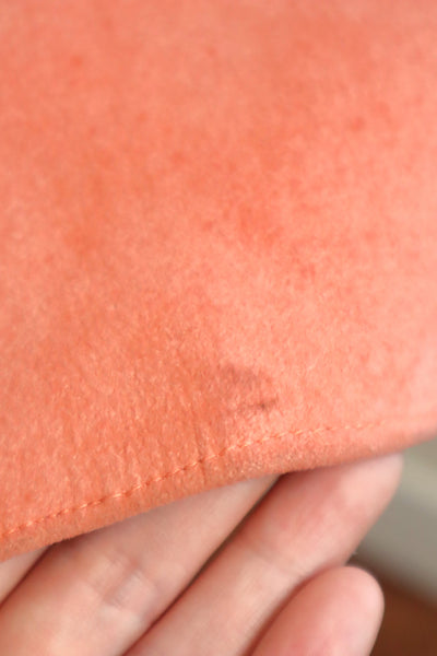 70s Salmon Pink Suede Three Piece Matching Set