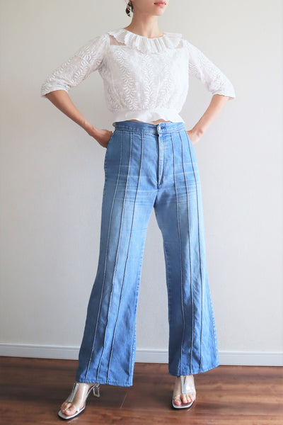 70s Levi's Orange Tab Tuck Design Denim Pants