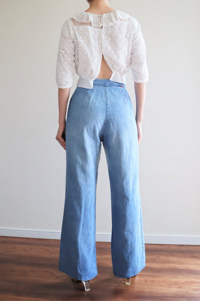 70s Levi's Orange Tab Tuck Design Denim Pants