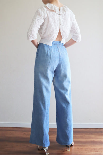 70s Levi's Orange Tab Tuck Design Denim Pants