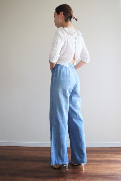 70s Levi's Orange Tab Tuck Design Denim Pants