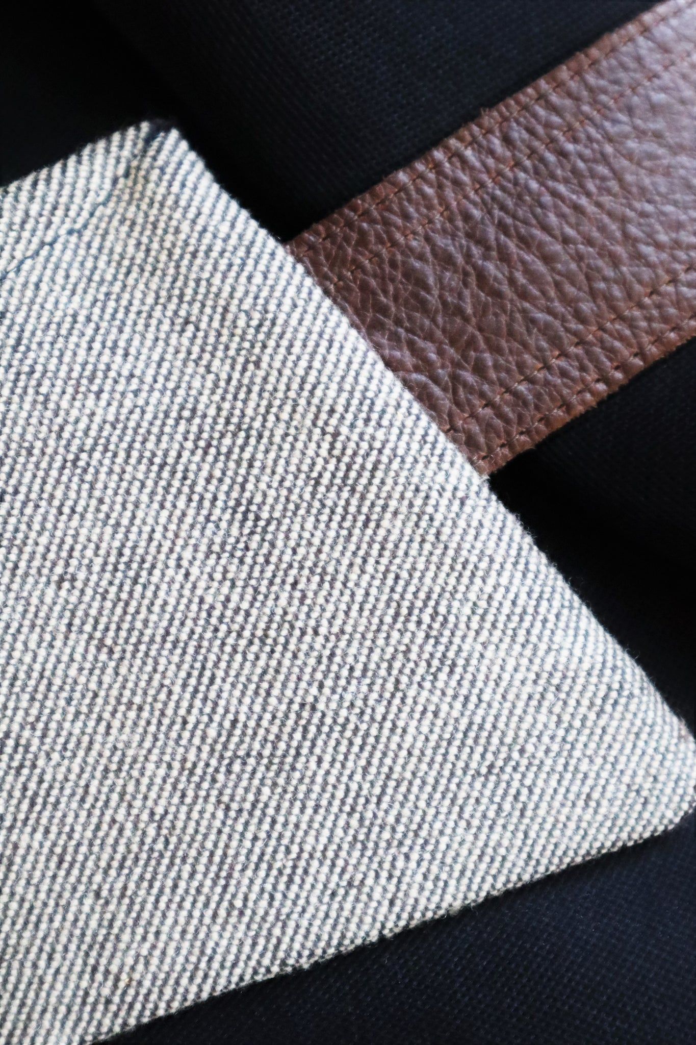 MARNI Tweed Brown Leather Belt