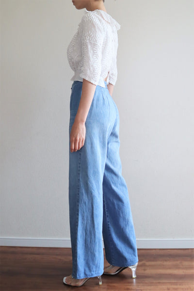 70s Levi's Orange Tab Tuck Design Denim Pants