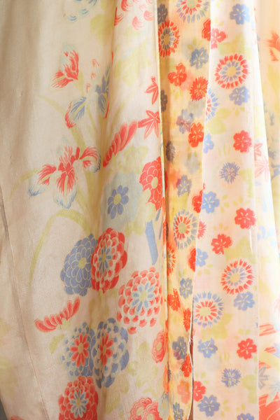 1920s Rare Pongee Silk Robe