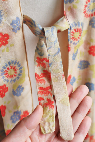 1920s Rare Pongee Silk Robe