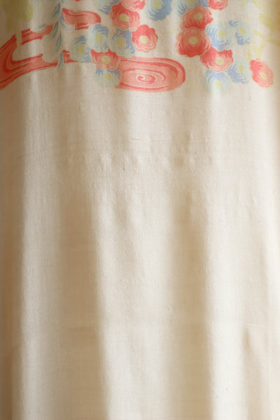 1920s Rare Pongee Silk Robe