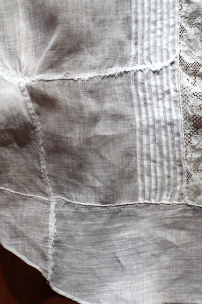 1910s Edwardian Lace Fine Cotton Blouse