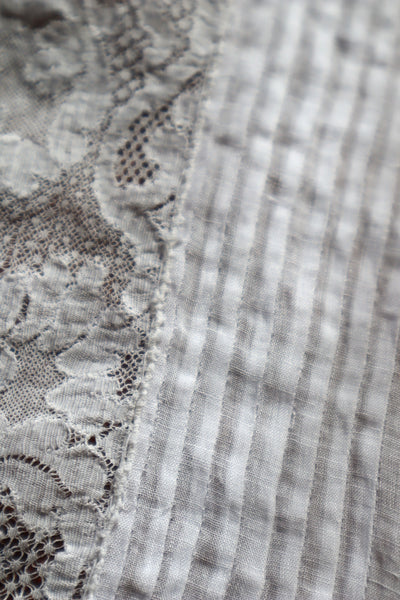 1910s Edwardian Lace Fine Cotton Blouse