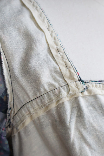 80s Floral Dirndl Dress