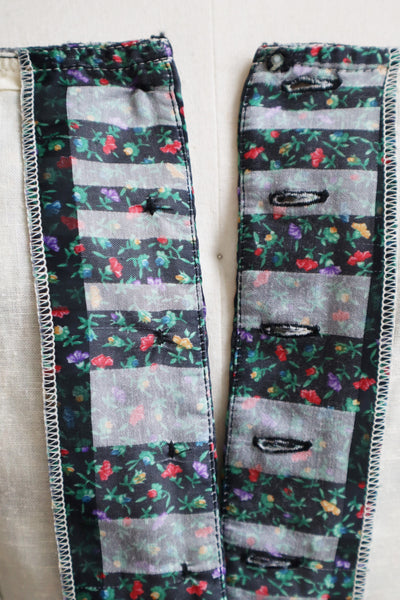 80s Floral Dirndl Dress