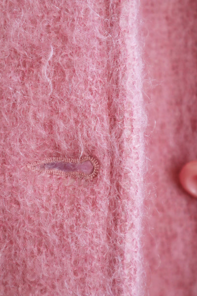 80s Irish Pink Mohair Coat