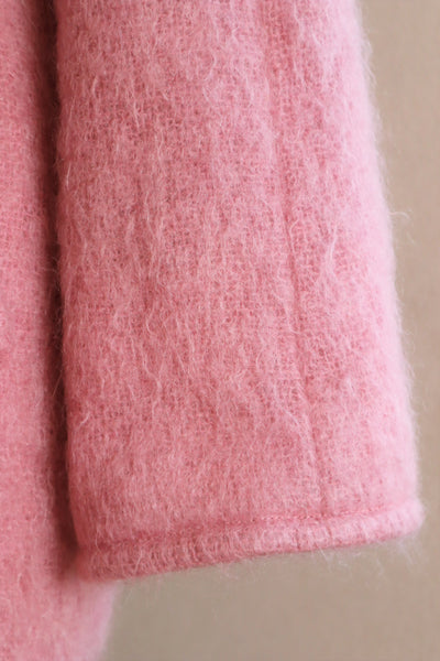 80s Irish Pink Mohair Coat